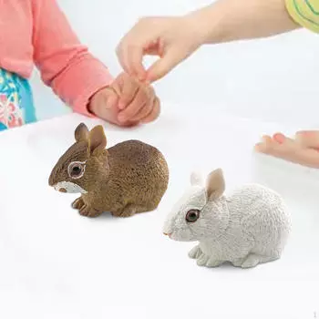 Набор фигурок животных для украшения рабочего стола и подарков детям 2Pcs