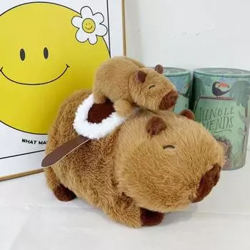 Набор Фиолетовый Плюшевая игрушка Дельфин Берег Масла Капибара Кукла Тряпичная кукла Отправить Детям Свадьба small 30cm