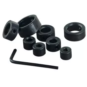 Набор фиксаторов глубины сверления, регулируемый позиционер с ограничительным кольцом под шестигранный ключ