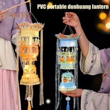 Набор фонарей для весеннего фестиваля своими руками, китайский традиционный ручной фонарь на удачу с кисточкой и лентой, декор для лунного Нового года, свадьбы, дня рождения розовый