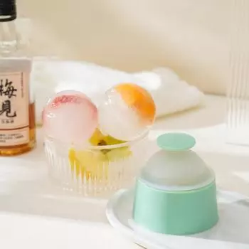 Набор форм для ледяных шаров, легко извлекаемый из формы, многоразовый силиконовый пищевой морозостойкий виски, лед синий