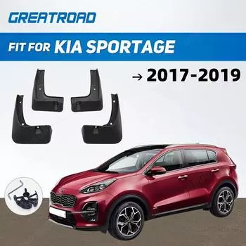Набор формованных автомобильных брызговиков для Kia Sportage 2017 2018 QL, брызговики, брызговики, крылья, передние и задние стили 2017-2019