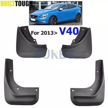 Набор формованных автомобильных брызговиков для VOLVO V40 Hatchback 2013-2017 2014 2015 2016 Брызговики Брызговики Брызговики Fender