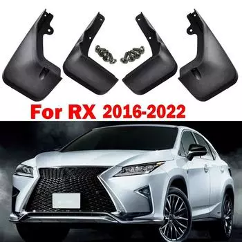 Набор формованных брызговиков для LEXUS RX RX350 RX450h RX200T RX350L 2016 2017 2018, брызговики, передние и задние брызговики, крыло