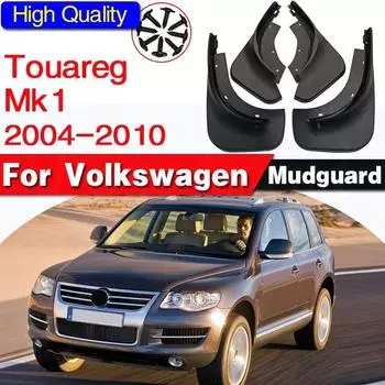 Набор формованных брызговиков для VW Touareg Mk1 2004-2010, подтяжка лица, брызговики, передние и задние брызговики, комплект крыльев