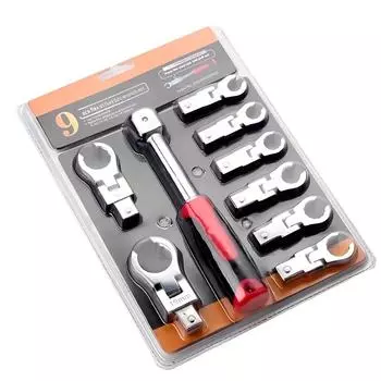 Набор гаечных ключей, съемные гаечные ключи YouTube, сменные головки гаечных ключей, подходящие для обслуживания велосипедов, автомобилей, машин, Wrench set