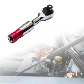 Набор гаечных ключей с храповым механизмом 100 мм 1/4 дюйма, инструменты для ручного ремонта автомобиля, велосипеда, автомобиля, ручные инструменты для разборки и сборки