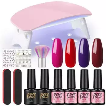 Набор гель-лаков для ногтей, 36 шт, 5 мл