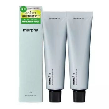 набор гелей Murphy для кожи 80 г | All-in-one 2, лечебный, все в одном, увлажняющий, мужской уход, лосьон, сыворотка, эмульсия, против сухости, после бритья,