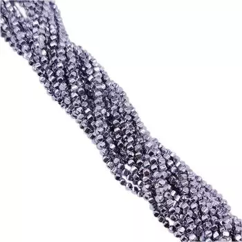 Набор гематитовых драгоценных камней, свободные бусины своими руками для изготовления ювелирных изделий из ожерелья и браслета Long B6