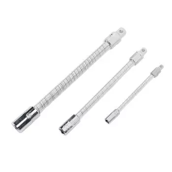 Набор гибких удлинителей из 3 шт., гибкий гибкий удлинитель с головкой из нержавеющей стали для представителя