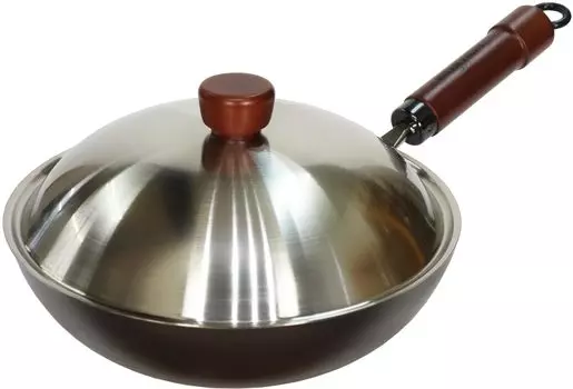 Набор глубоких кастрюль Riverlight Extreme Iron Frying Set с азотированием железа IH Rust, изготовленных в KS1428, кастрюля для жарки, крышка, 28 см, нитрид, обработка, совместимо, чёрный
