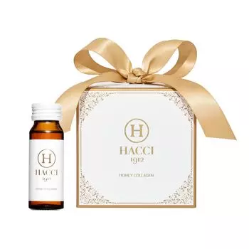 Набор HACCI Honey Collagen в коробке 30 мл x 9 флаконов Увлажнение Эффект улучшения внешнего вида кожи Содержит сырое маточное молочко Косметика, победитель Гран-при, 9 предметов (подарок