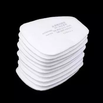 Набор хлопковых фильтров 5N11, сменный для химической маски 6200/7502/6800