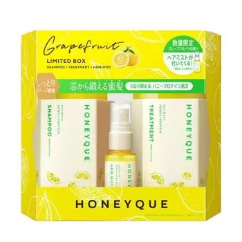 Набор Honeyku Deep Repair Limited Edition с мини-спрейом для волос с ароматом грейпфрута (Шампунь и уход за волосами)