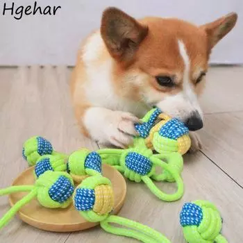 Набор игрушек для собак, молярная веревка, жевательная игрушка, устойчивая к укусам, для щенков, забавные интерактивные принадлежности для домашних животных, аксессуары для дрессировки, 3 шт.