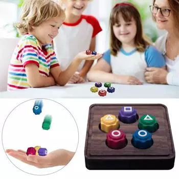 Набор игрушек для вечеринки «Игра в кости» Веселая игра «Бросай мяч» Бросайте игрушки в воздух, сбивайте камни противника, игра «Бросай мяч в корзину» Sets