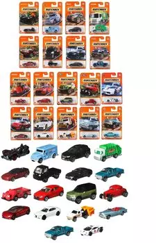 Набор игрушек Matchbox Basic Car в коробке из 24 мини-игрушек [Проданные машины] 987Y-30782