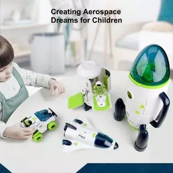 Набор игрушек «Межзвездная ракета», творческие космические приключения, координация рук и глаз, астронавт, ролевые игры, игрушки для детей A