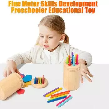 Набор игрушек Монтессори для малышей, сортировка по цвету, мелкая моторика G