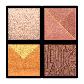 Набор индивидуальных цветов для макияжа глаз 04 Mandarin Ассортимент Тени для век Пудра Рекомендуемый набор для макияжа глаз Блеск для век Shiseido 3,8 г (палитра