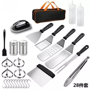 Набор инструментов для барбекю на открытом воздухе Набор для барбекю из нержавеющей стали Лопата для готовки Лопата для жарки