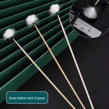 Набор инструментов для чистки ушей с палочками из гусиного пера для безопасного ухода за ушами