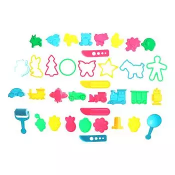 Набор инструментов для глиняной глины, 36 шт., набор форм для полимерной глины и пластилина