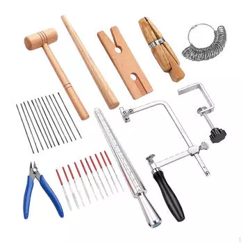 Набор инструментов для измерения размера кольца, ювелирная металлическая оправка