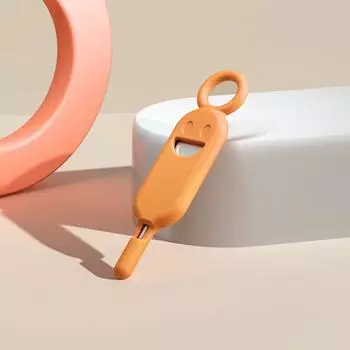 Набор инструментов для контактов SIM-карты с силиконовой открывающейся втулкой, инструмент для удаления лотка для SIM-карты, игольчатый нож, легкий выталкиватель жёлтый