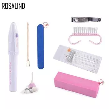 Набор инструментов для маникюра NAILWIND, пилочки для ногтей, кисть для кутикулы, профессиональные инструменты для геля