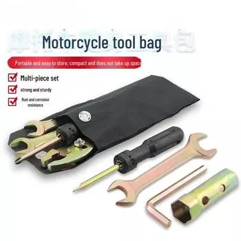 Набор инструментов для мотоцикла: Плоскогубцы, гаечный ключ, свечной ключ, отвертка HT1002 5-piece Set