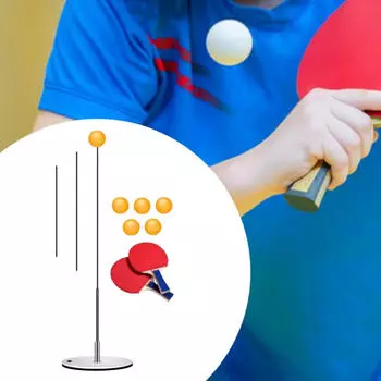 Набор инструментов для обучения настольному теннису, набор мячей для пинг-понга для детей и взрослых с 6 мячами, 2 шт.