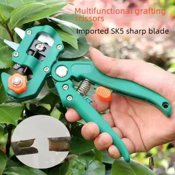 Набор инструментов для прививки саженцев плодовых деревьев: В комплект входят ножницы, нож и лезвие для садовых ножниц. Grafting Tool with Black Card