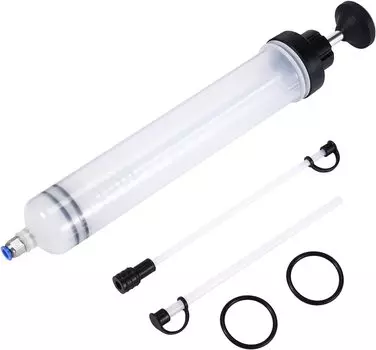 Набор инструментов для прокачки тормозной жидкости и жидкости сцепления с пневматическим устройством для замены тормозного масла 200cc/7.04oz