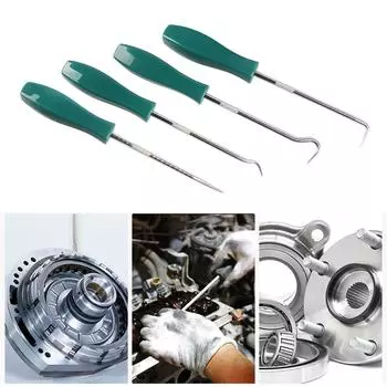 Набор инструментов для ремонта автомобильных сальников, отвертка, прокладки, съемник, крючок, 4 шт. для механиков и мастеров-любителей