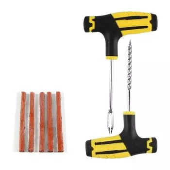 Набор инструментов для ремонта автомобильных шин с резиновыми полосками, набор заглушек для прокола шин для грузовиков, мотоциклов, автомобильных аксессуаров