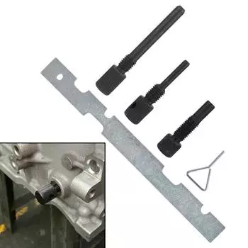 Набор инструментов для ремонта блокировки распределительного вала двигателя автомобиля, установка блокировки кривошипа, 5 шт. для Ford C-MAX Cougar Fiesta, набор инструментов для ремонта двигателя Mazda для Volvo