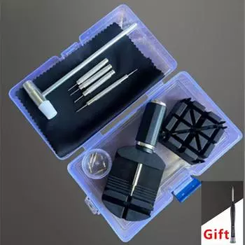 Набор инструментов для ремонта часов, набор инструментов для снятия штифта с ремешка для часов, набор инструментов для регулировки чёрный