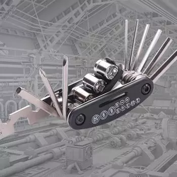 Набор инструментов для ремонта горного велосипеда 16 в 1, набор отверток с шестигранными спицами