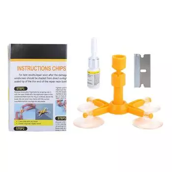 Набор инструментов для ремонта лобового стекла автомобиля, ветровое стекло, лобовое стекло, восстановление смолы для исправления сколов, трещин