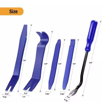 Набор инструментов для снятия автомобильной обшивки, не царапающий пластиковый инструмент для снятия автомобильных инструментов, простой инструмент для снятия дверной панели, зажим для снятия молдинга автомобиля