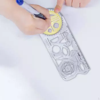 Набор инструментов для творческого геометрического рисования для офиса и художественных проектов style B