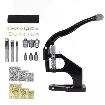 Набор инструментов для установки люверсов из легированной стали высокой твердости, сверхпрочная машина для установки люверсов для ткани