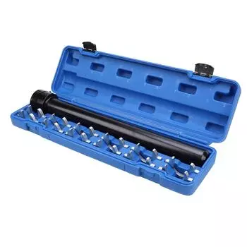 Набор инструментов для внутренней рулевой тяги 1/2 дюйма, метрические размеры SAE с 12 адаптерами Crowfoot, универсальный для автомобилей, фото