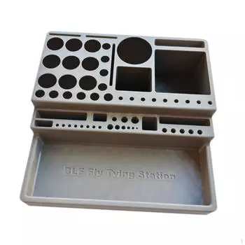 Набор инструментов для вязания мушек Настольный органайзер Держатель для хранения Рыболовные принадлежности