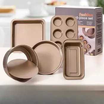 Набор инструментов для выпечки, форма для торта, форма для торта, духовка, тарелка для пиццы, мусс, набор принадлежностей для выпечки шоколада чёрный