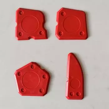 Набор инструментов для заделки швов TPR, шпатель, скребок для удаления затирки с плитки, оконные инструменты для строительства кухни красный