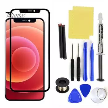 Набор инструментов для замены внешнего переднего стекла сенсорного экрана для iPhone 12/Mini/Pro Max for iPhone 12 Mini