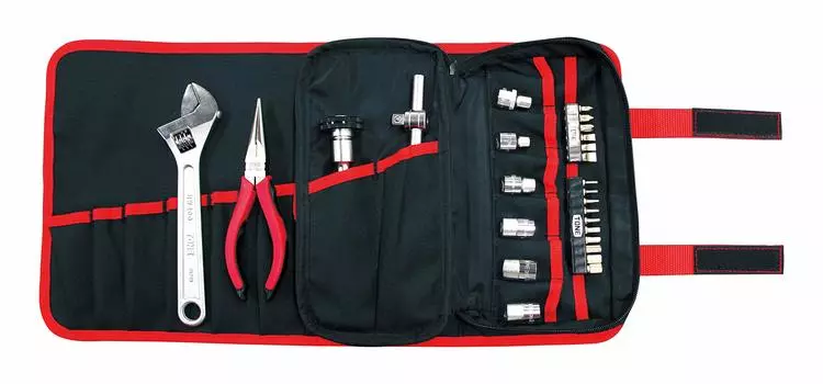 Набор инструментов TONE TSA3170 Набор бит для вставки бит черного цвета, 27 предметов 9,5 мм и (3/8 и вставка) чёрный